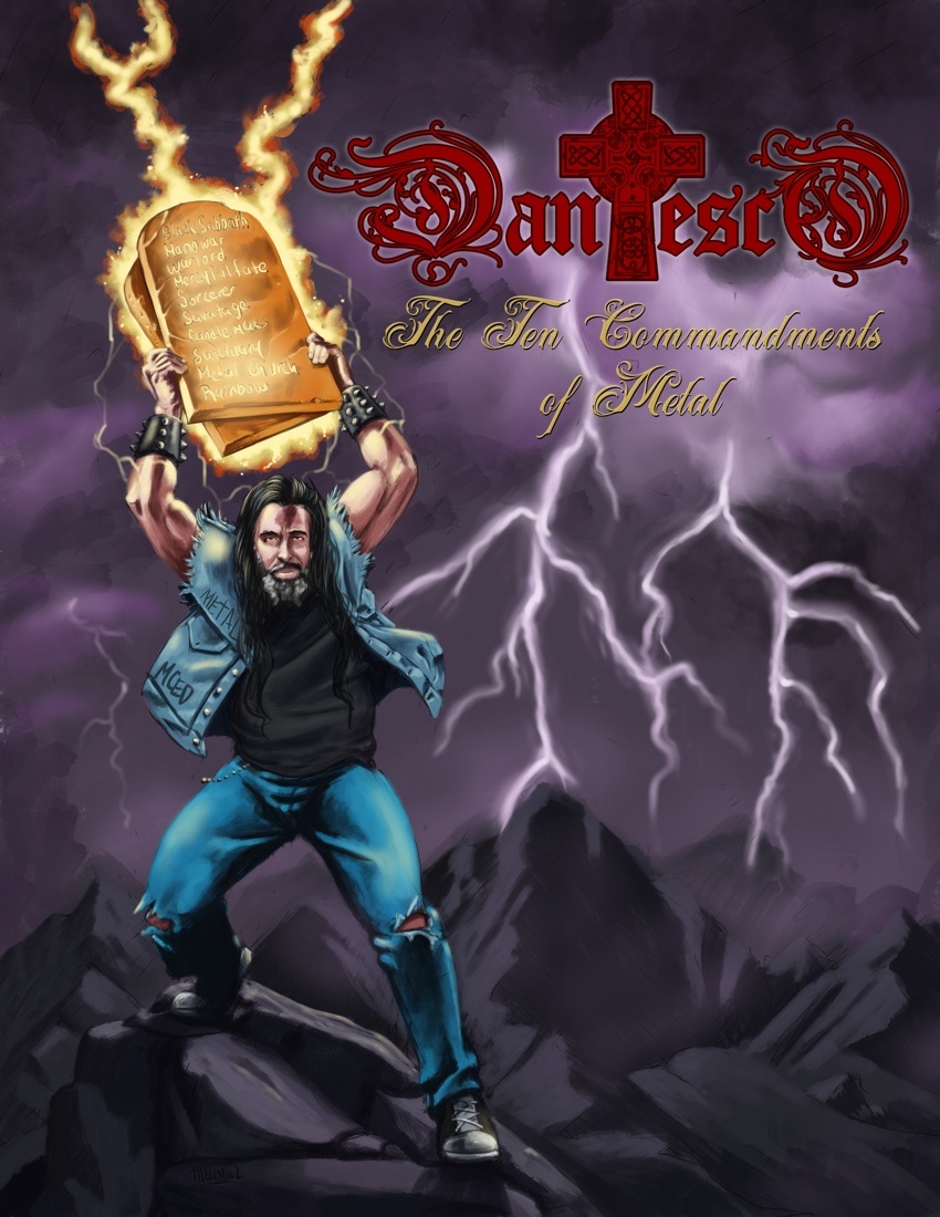 The Ten Commandments of Metal album cover.