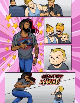 A comic about fighting